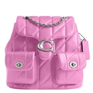 Coach quilted tabby backpack